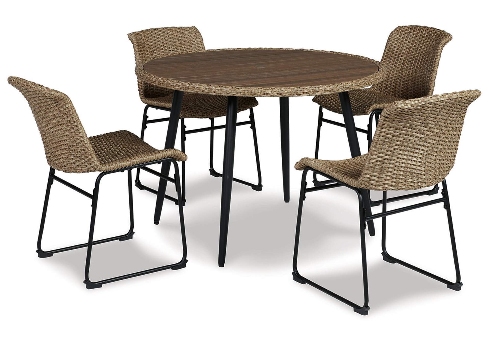 Amaris Outdoor Dining Table and 4 Chairs,Outdoor By Ashley