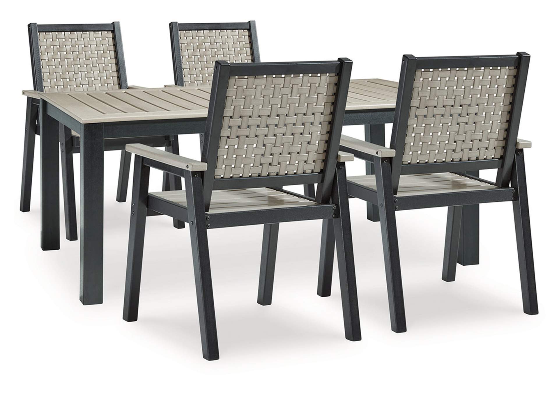 Mount Valley Outdoor Dining Table and 4 Chairs
