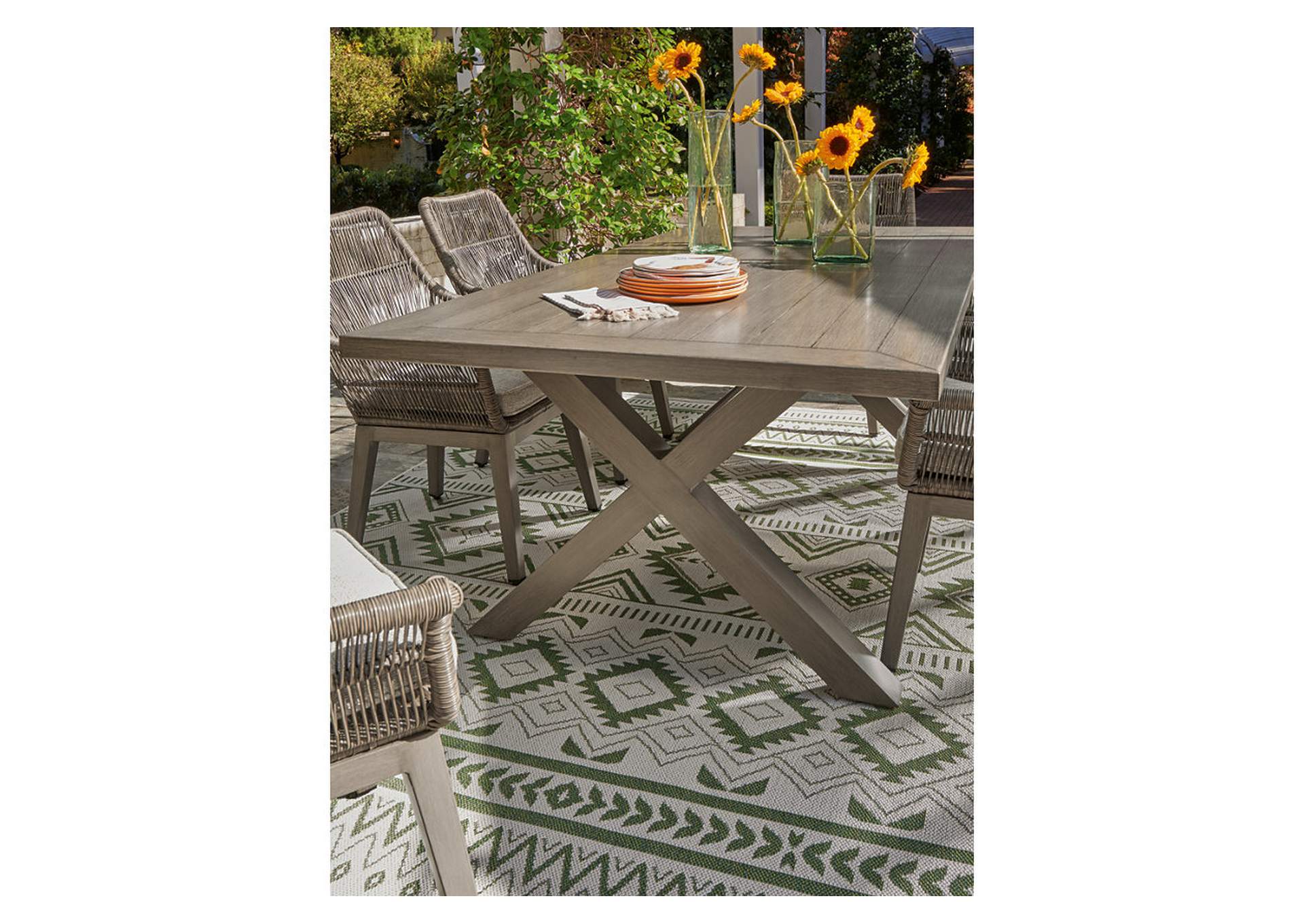 Beach Front Outdoor Dining Table,Outdoor By Ashley