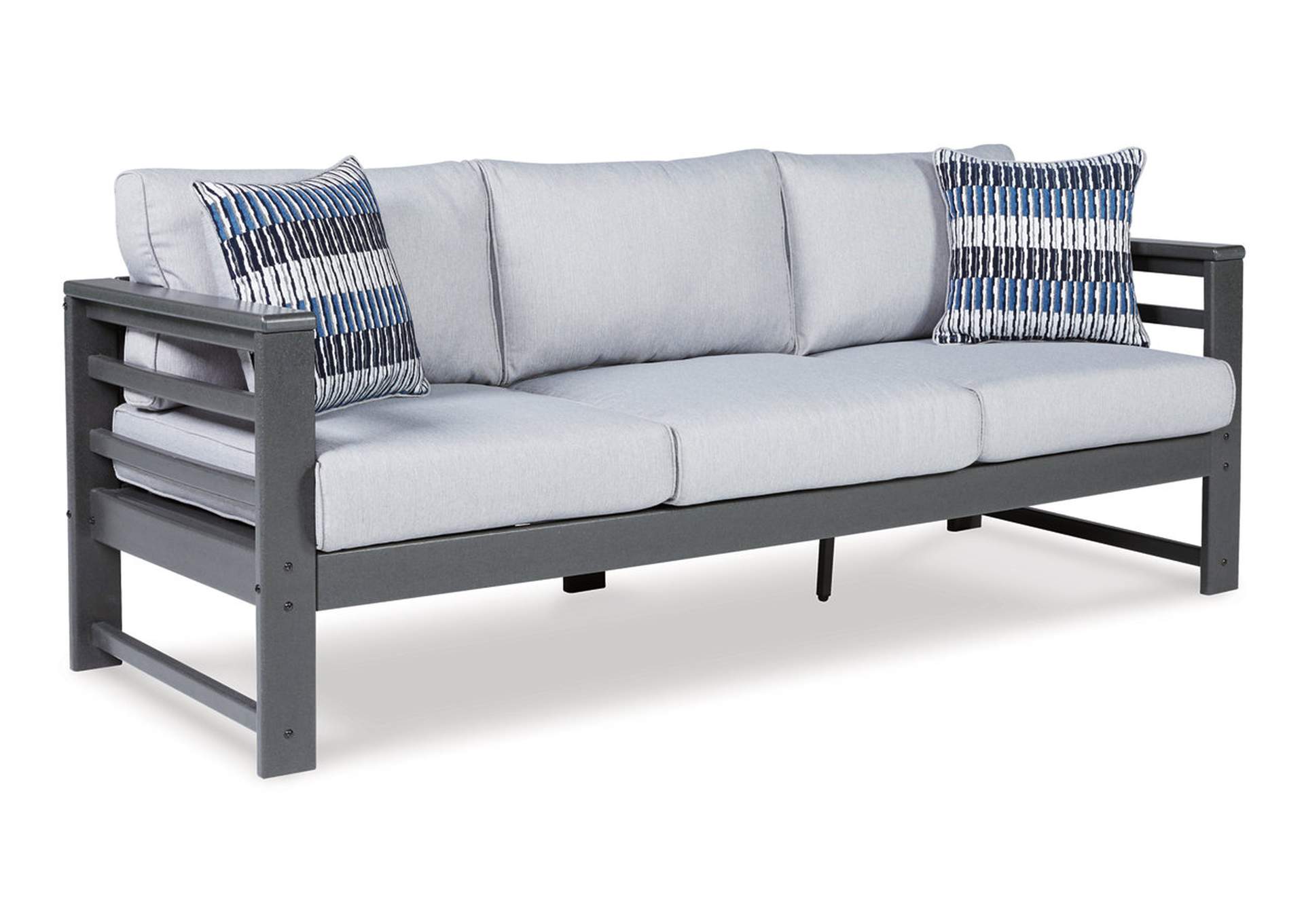 Amora Outdoor Sofa, Loveseat and 2 Lounge Chairs with End Table,Outdoor By Ashley