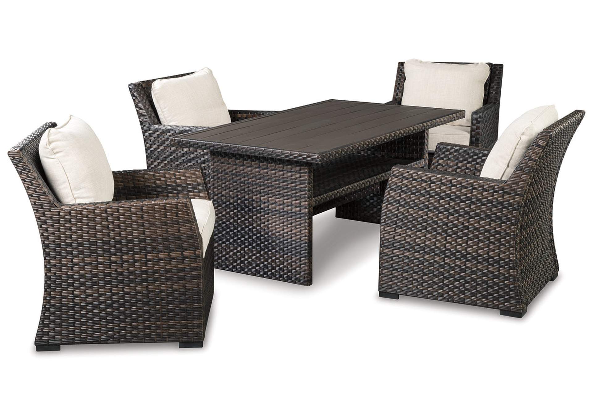 Easy Isle Outdoor Dining Table and 4 Chairs,Outdoor By Ashley