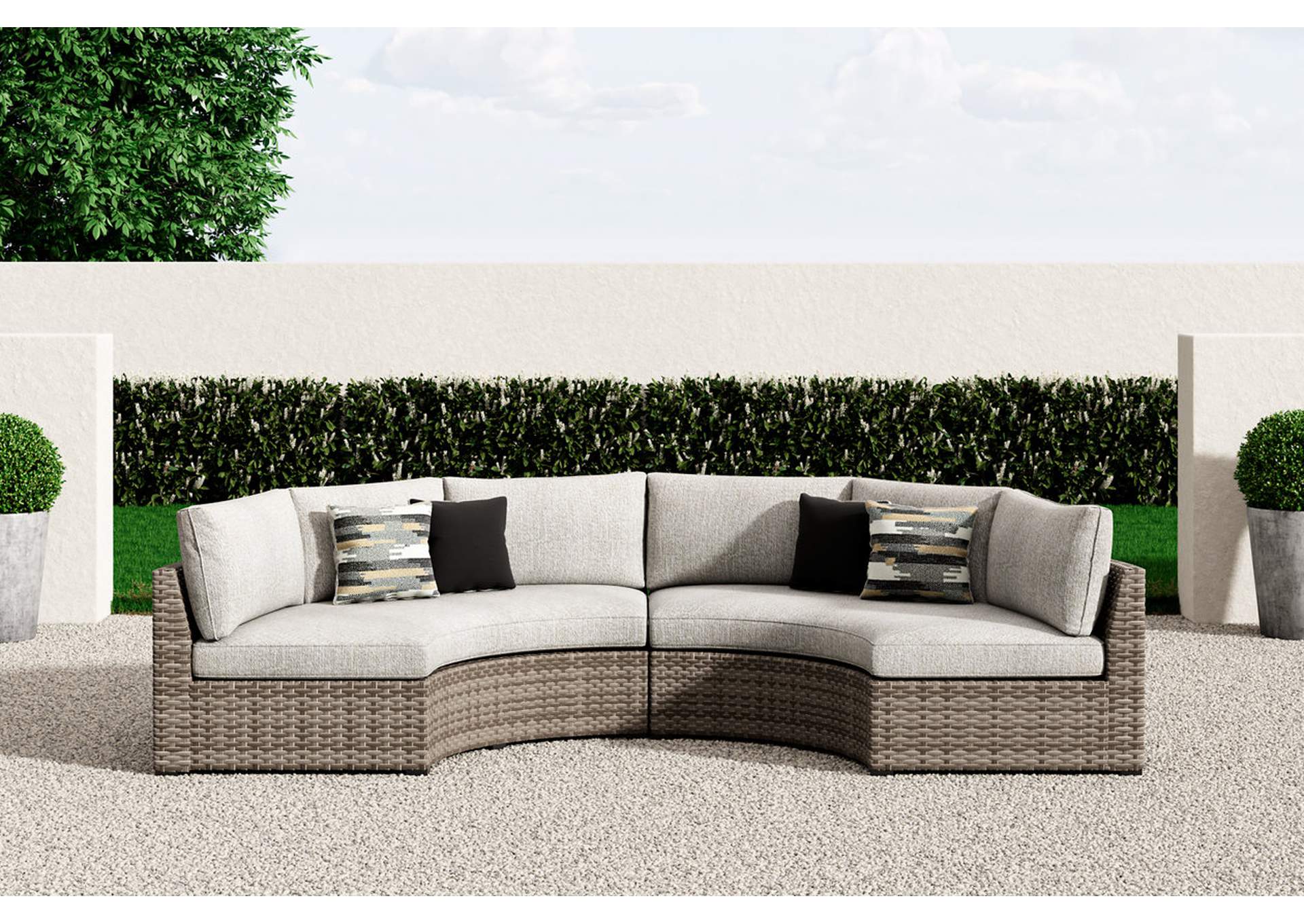 Calworth 2-Piece Outdoor Sectional,Outdoor By Ashley