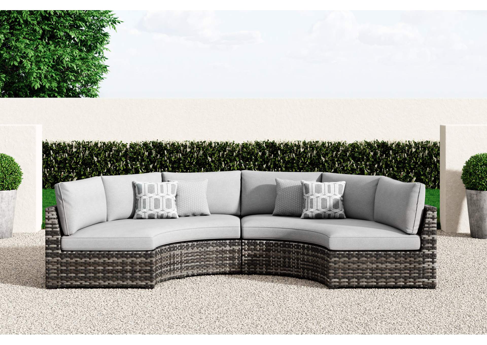 Harbor Court 2-Piece Outdoor Sectional,Outdoor By Ashley