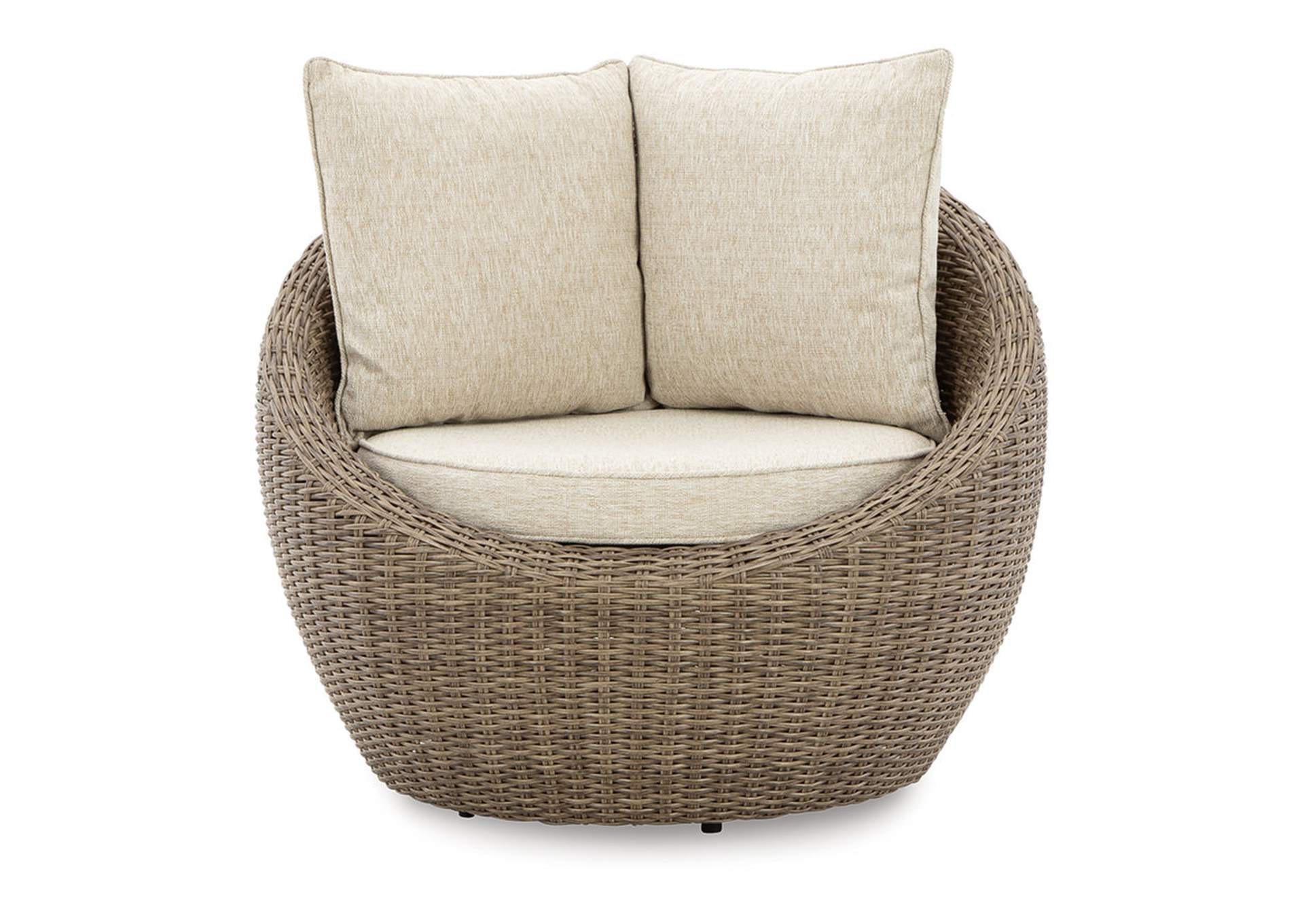 Danson Swivel Lounge with Cushion (Set of 2),Outdoor By Ashley