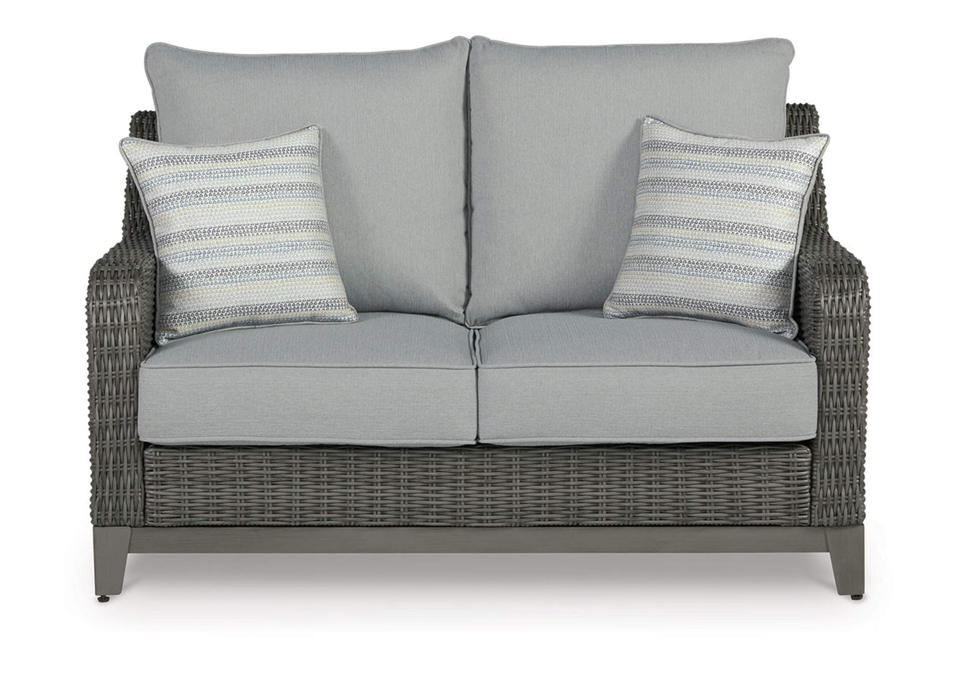 Elite Park Outdoor Loveseat with Cushion,Outdoor By Ashley