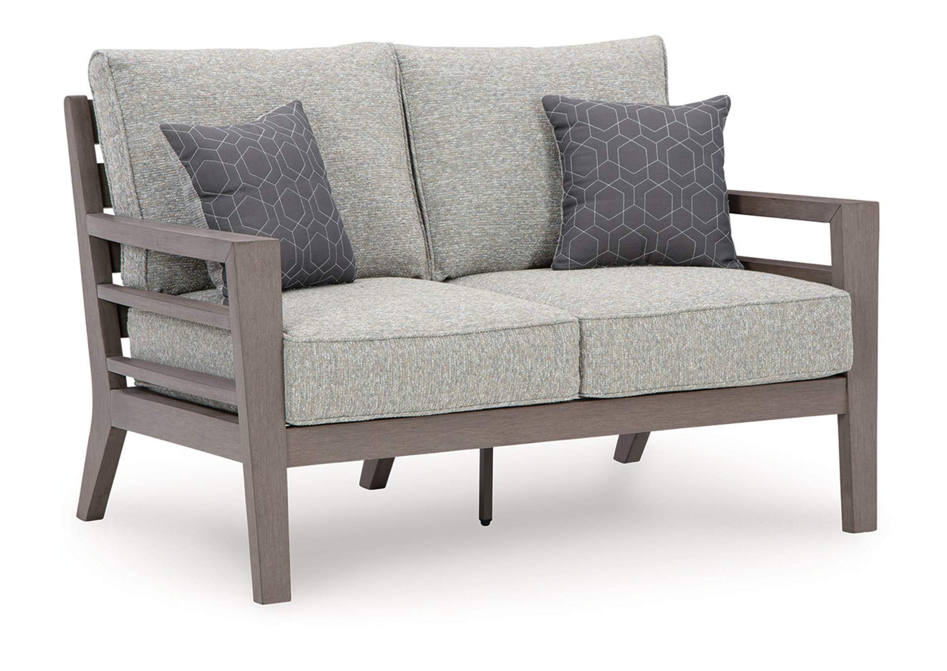 Hillside Barn Outdoor Loveseat with Cushion,Outdoor By Ashley