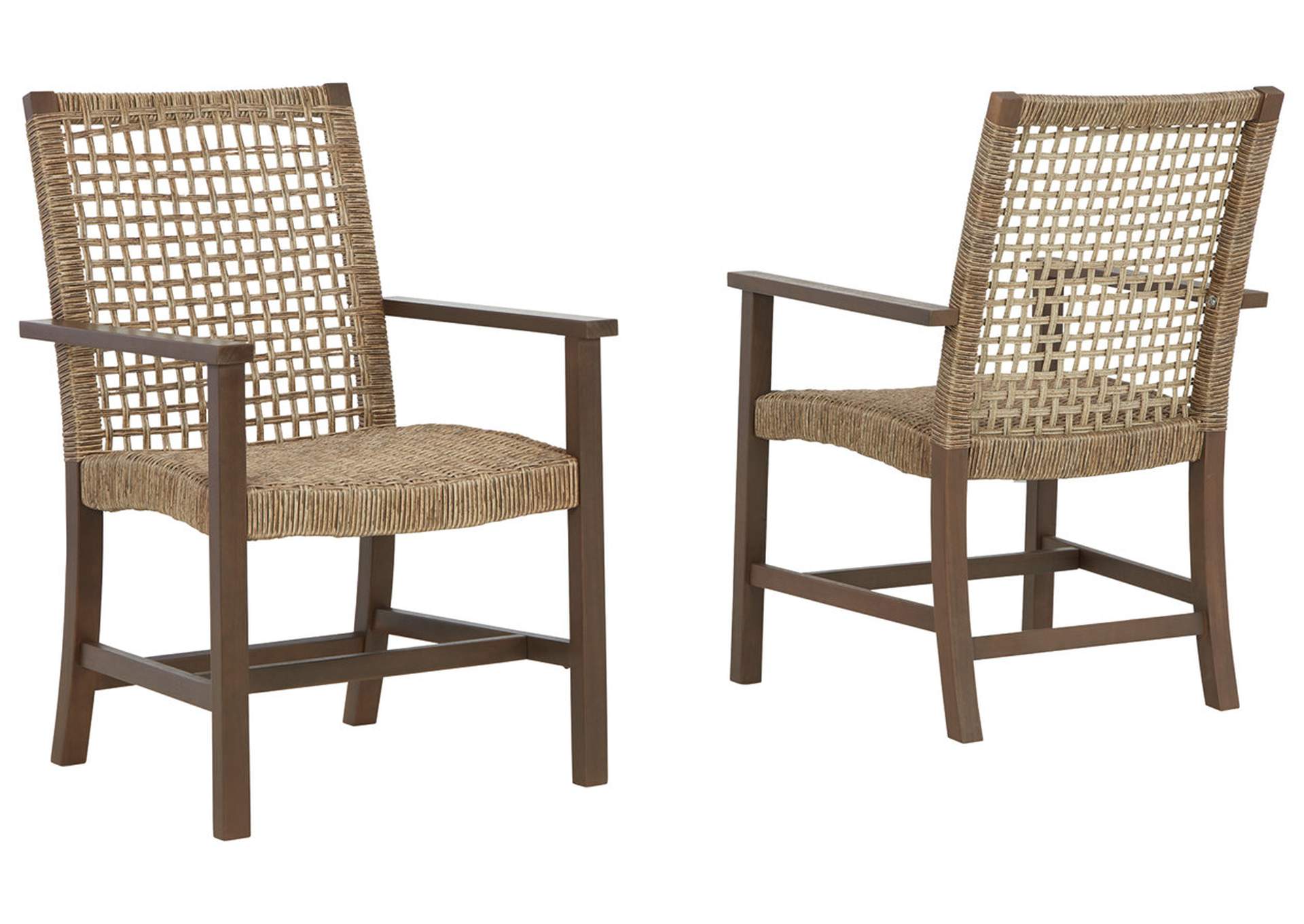 Germalia Outdoor Dining Arm Chair (Set of 2),Outdoor By Ashley