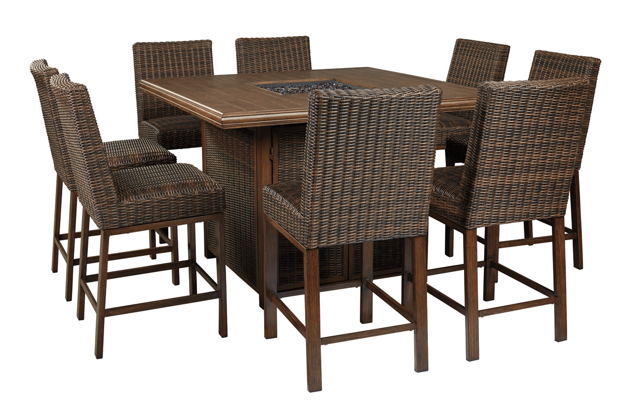 Paradise Trail Outdoor Dining Table and 8 Chairs,Outdoor By Ashley