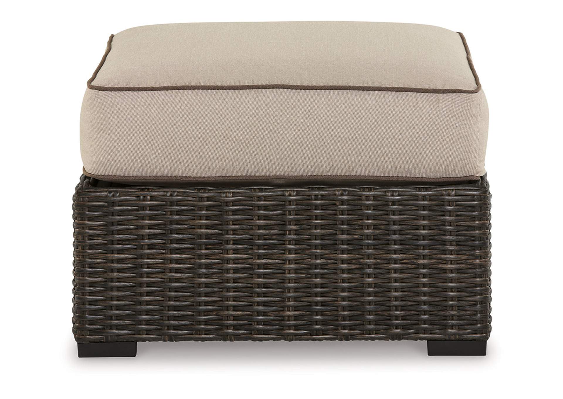 Coastline Bay Outdoor Ottoman with Cushion,Outdoor By Ashley