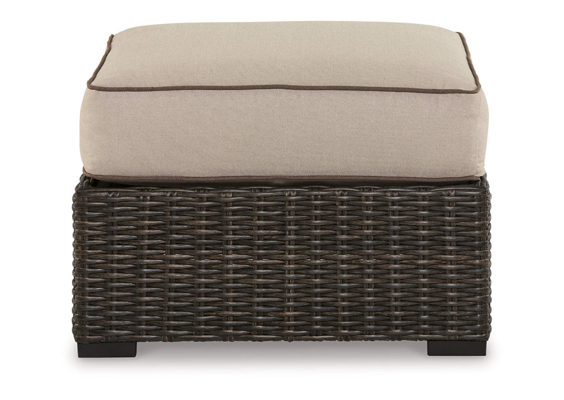 Coastline Bay Outdoor Ottoman with Cushion,Outdoor By Ashley