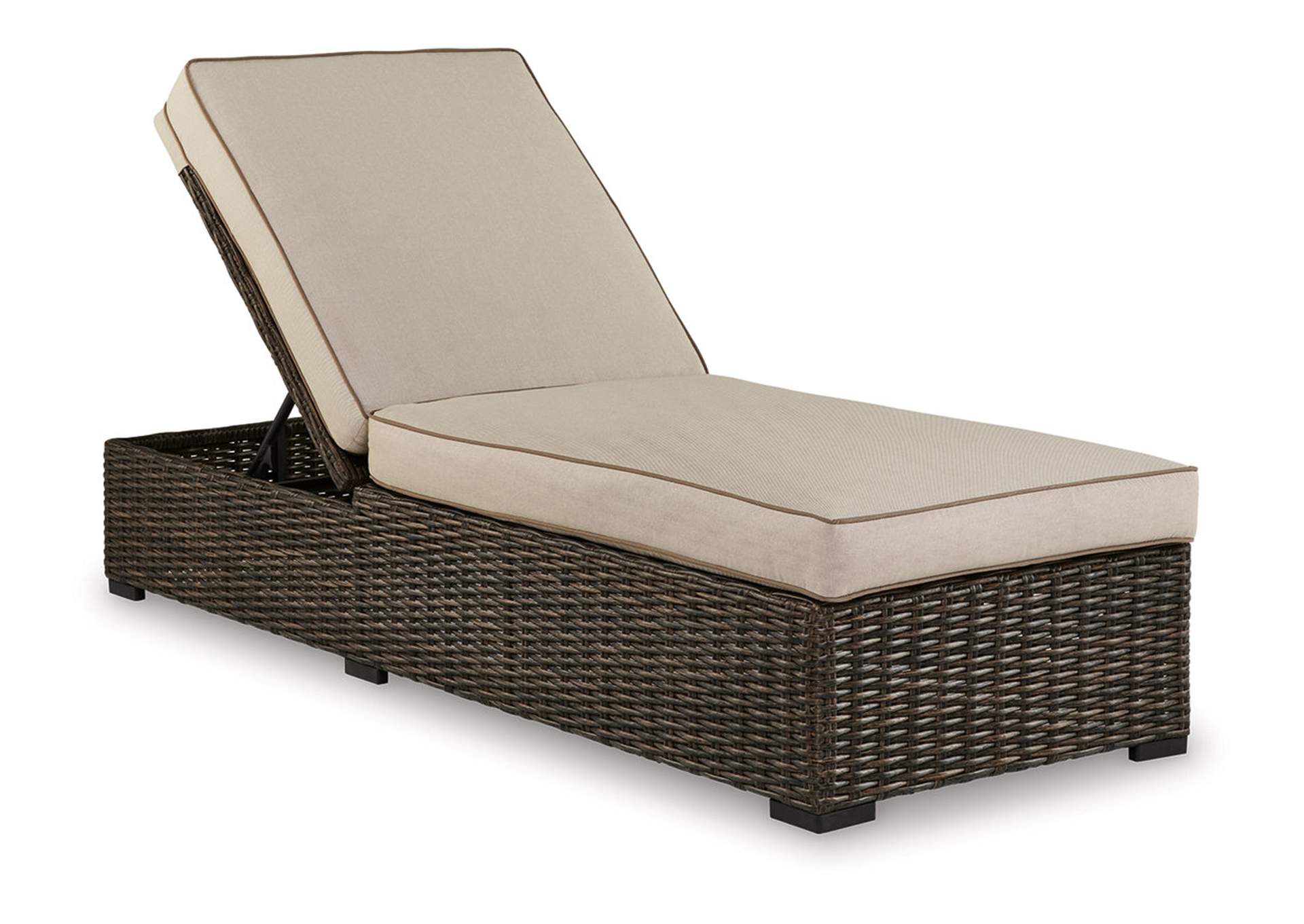 Coastline Bay Outdoor Chaise Lounge with Cushion,Outdoor By Ashley