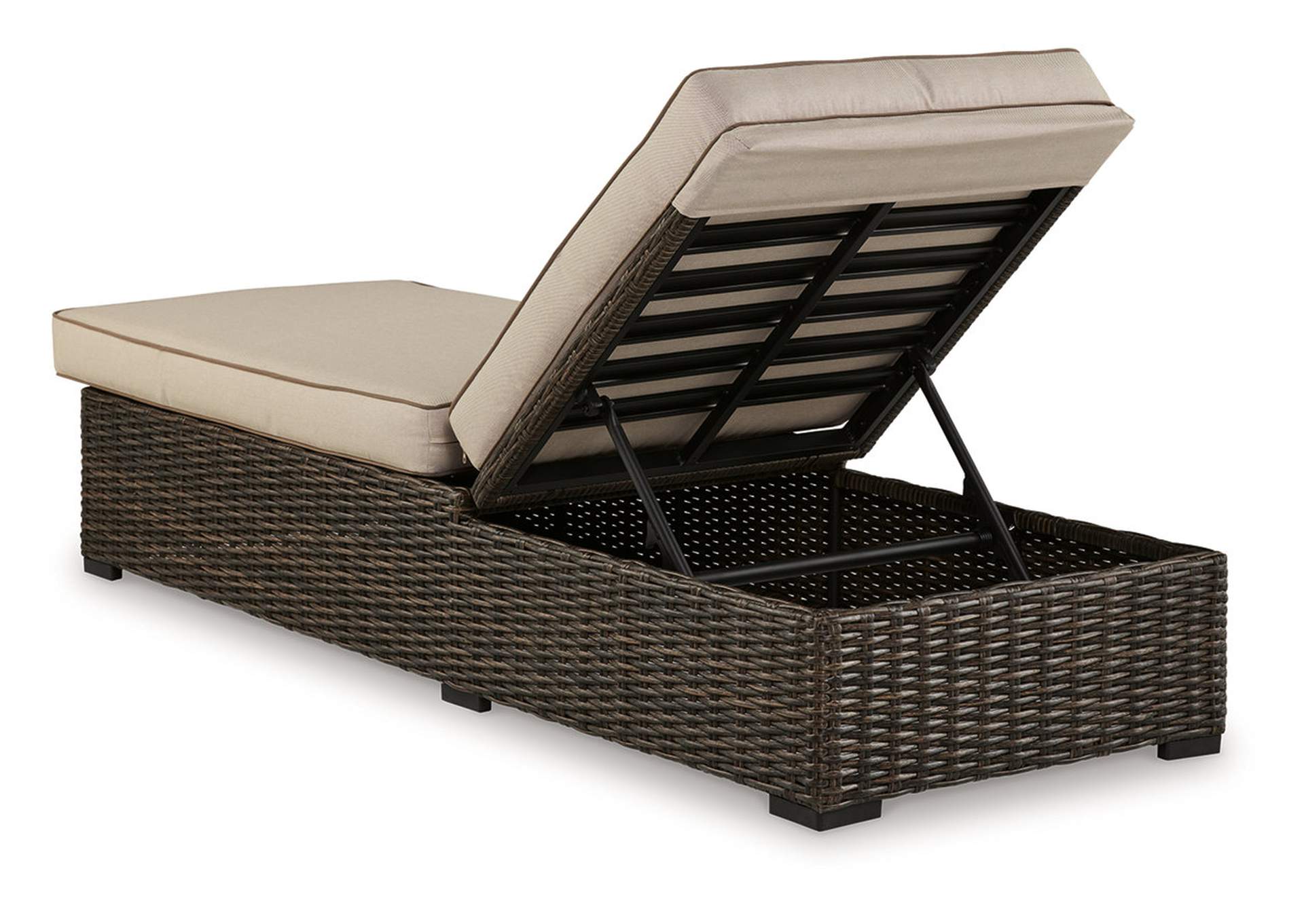 Coastline Bay Outdoor Chaise Lounge with Cushion,Outdoor By Ashley