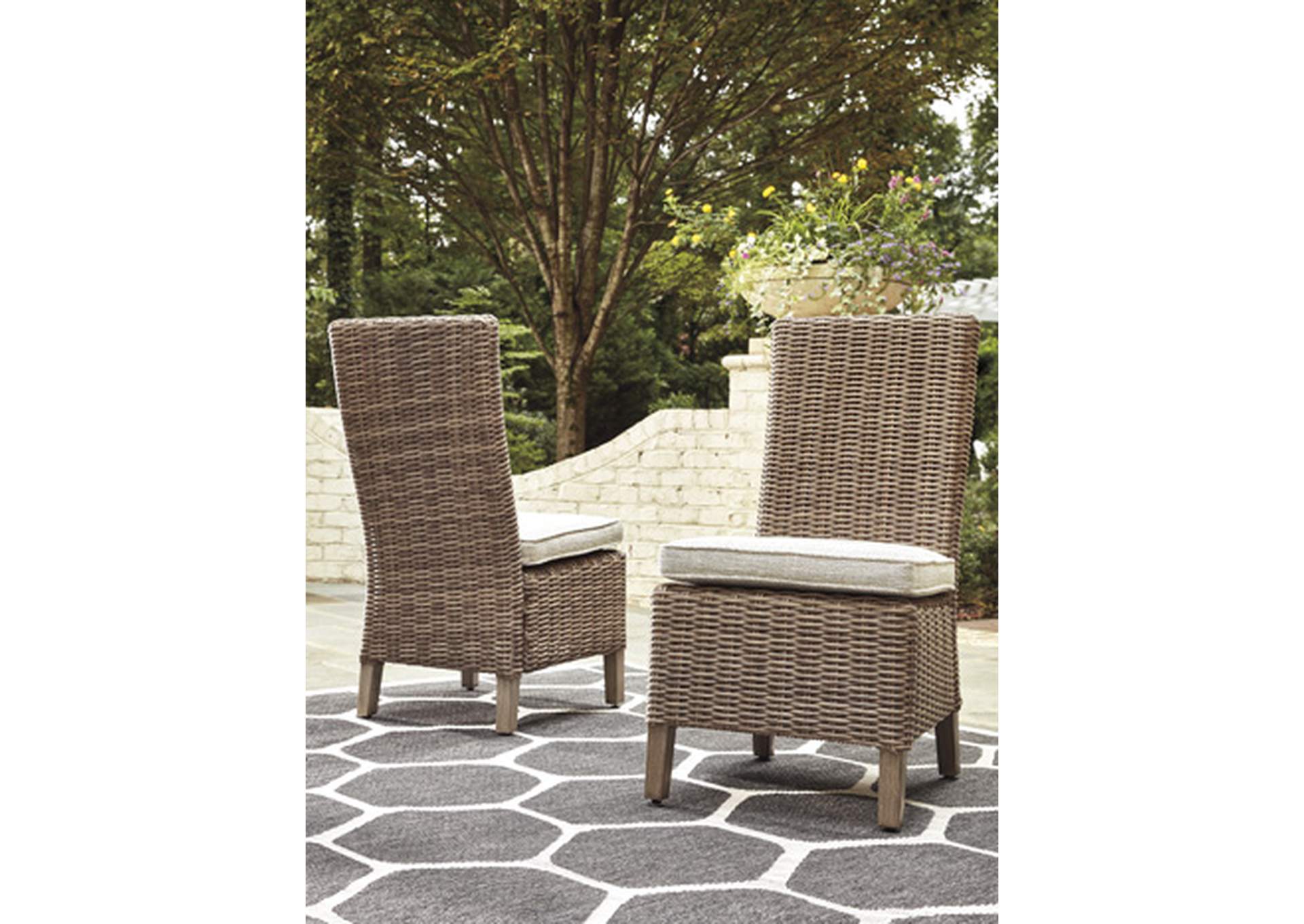 Beachcroft Side Chair with Cushion (Set of 2),Outdoor By Ashley
