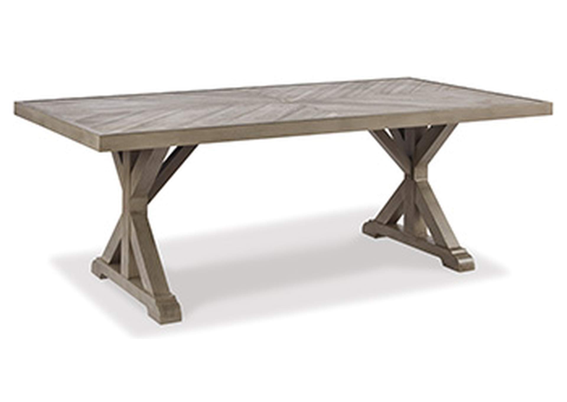Beachcroft Dining Table with Umbrella Option,Outdoor By Ashley