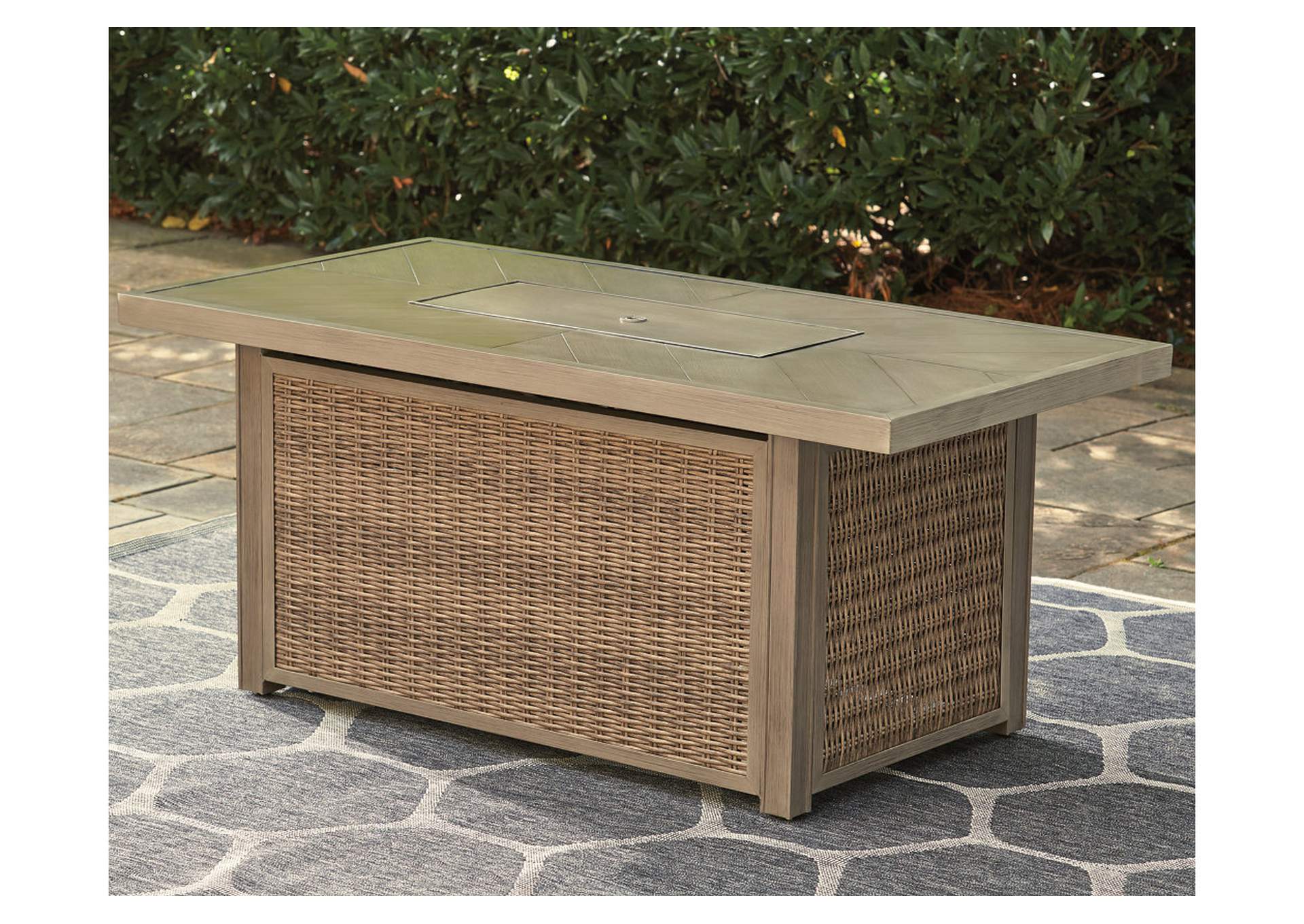 Beachcroft Fire Pit Table,Outdoor By Ashley