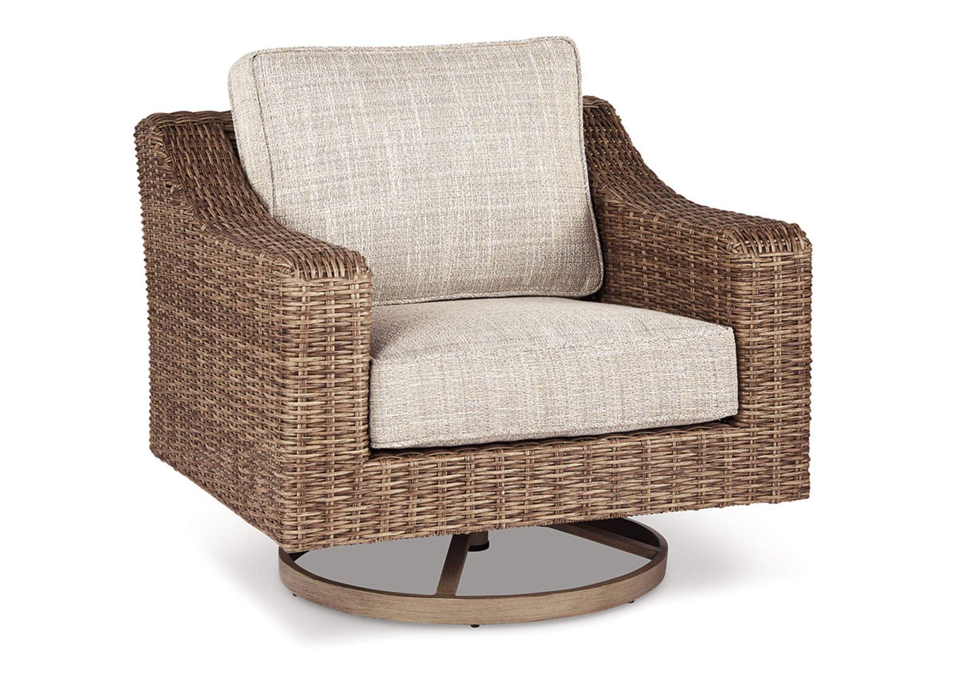 Beachcroft Swivel Lounge Chair,Outdoor By Ashley