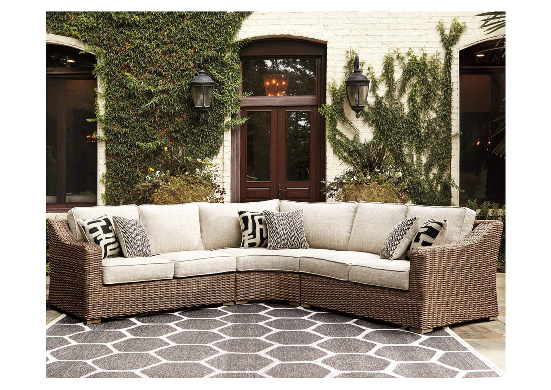 Beachcroft 3-Piece Outdoor Seating Set,Outdoor By Ashley