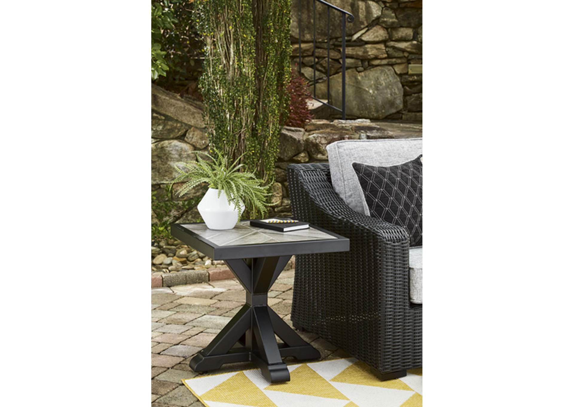 Beachcroft Outdoor End Table,Outdoor By Ashley