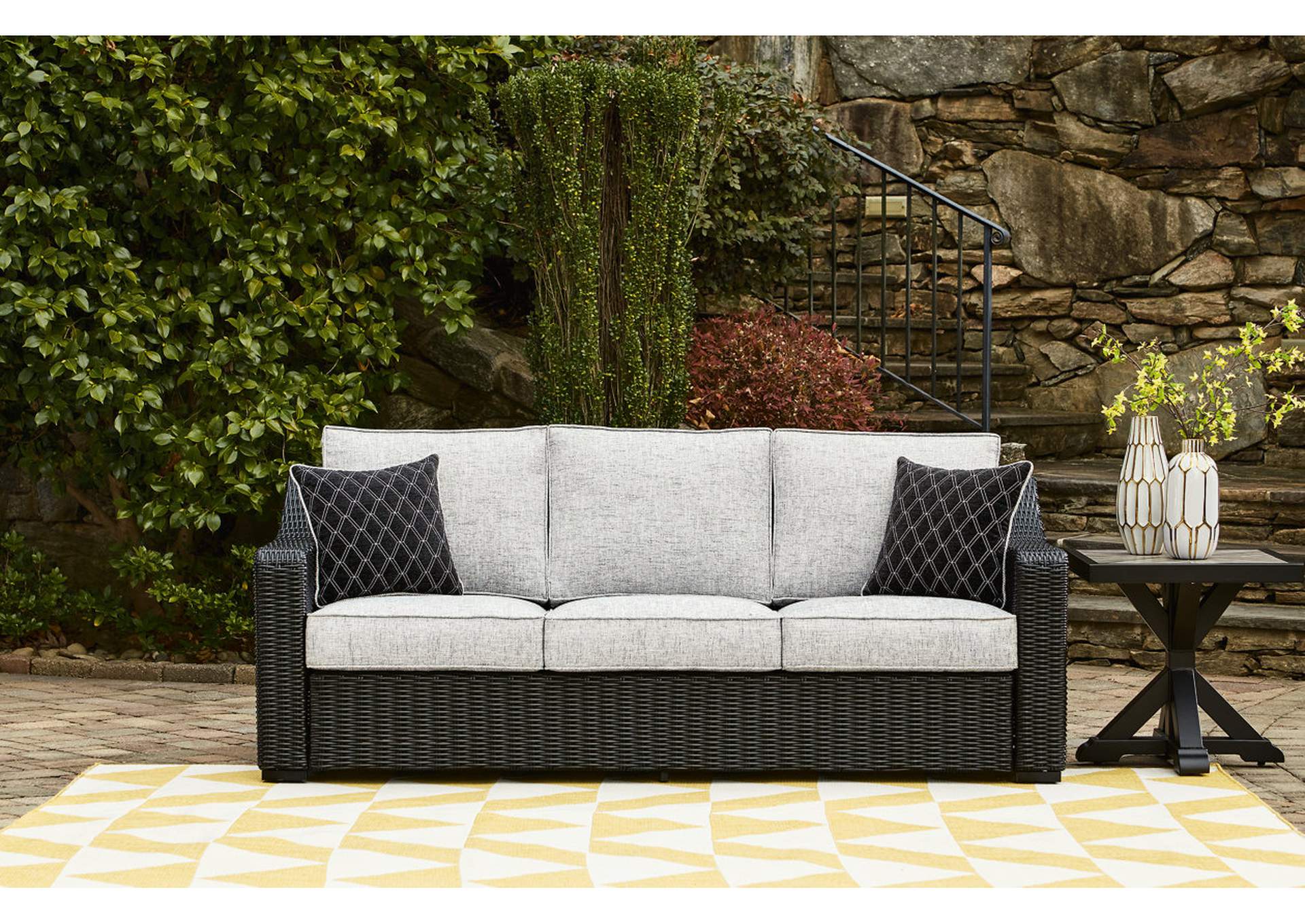 Beachcroft Outdoor Sofa with Cushion,Outdoor By Ashley