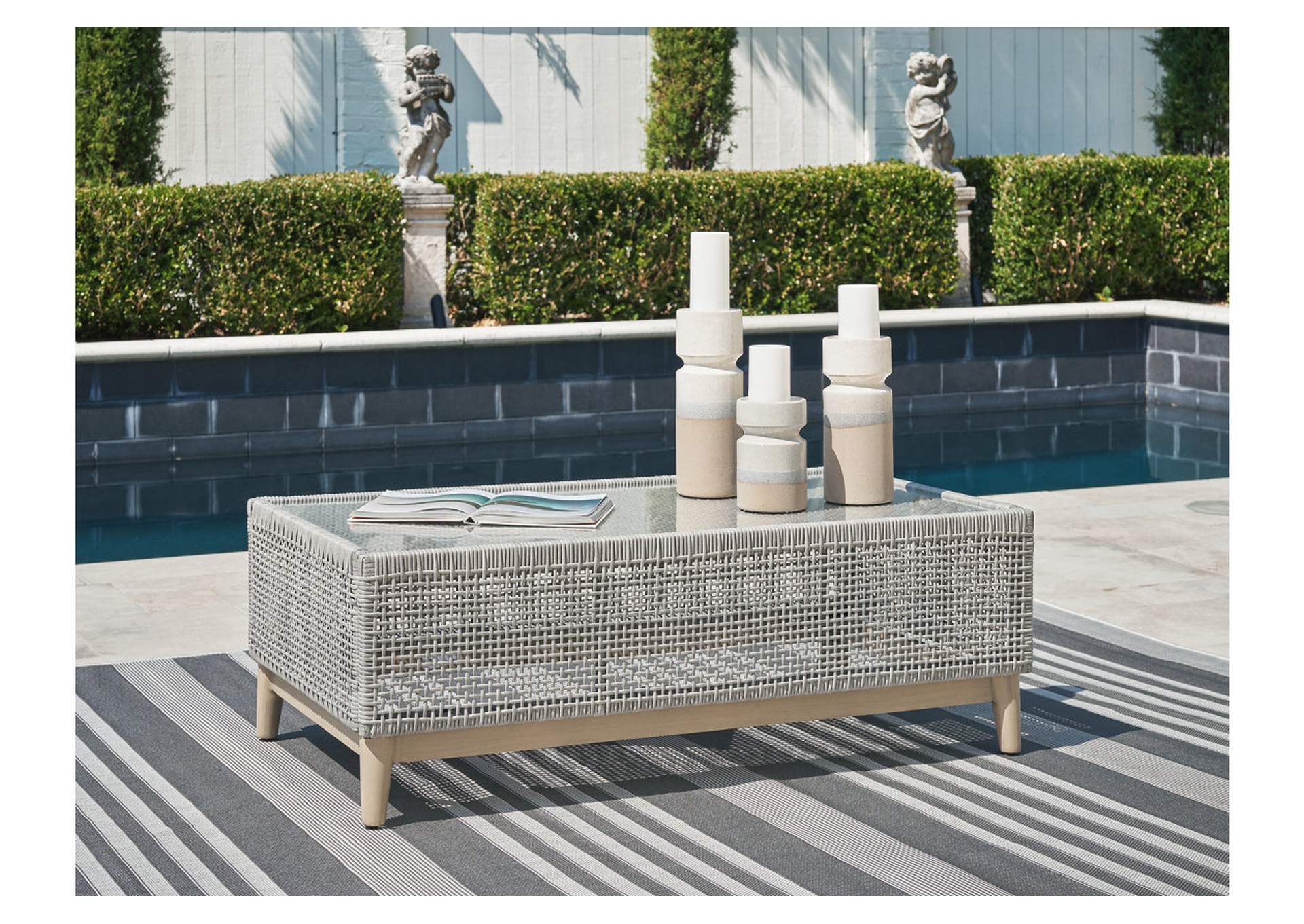 Seton Creek Outdoor Coffee Table,Outdoor By Ashley