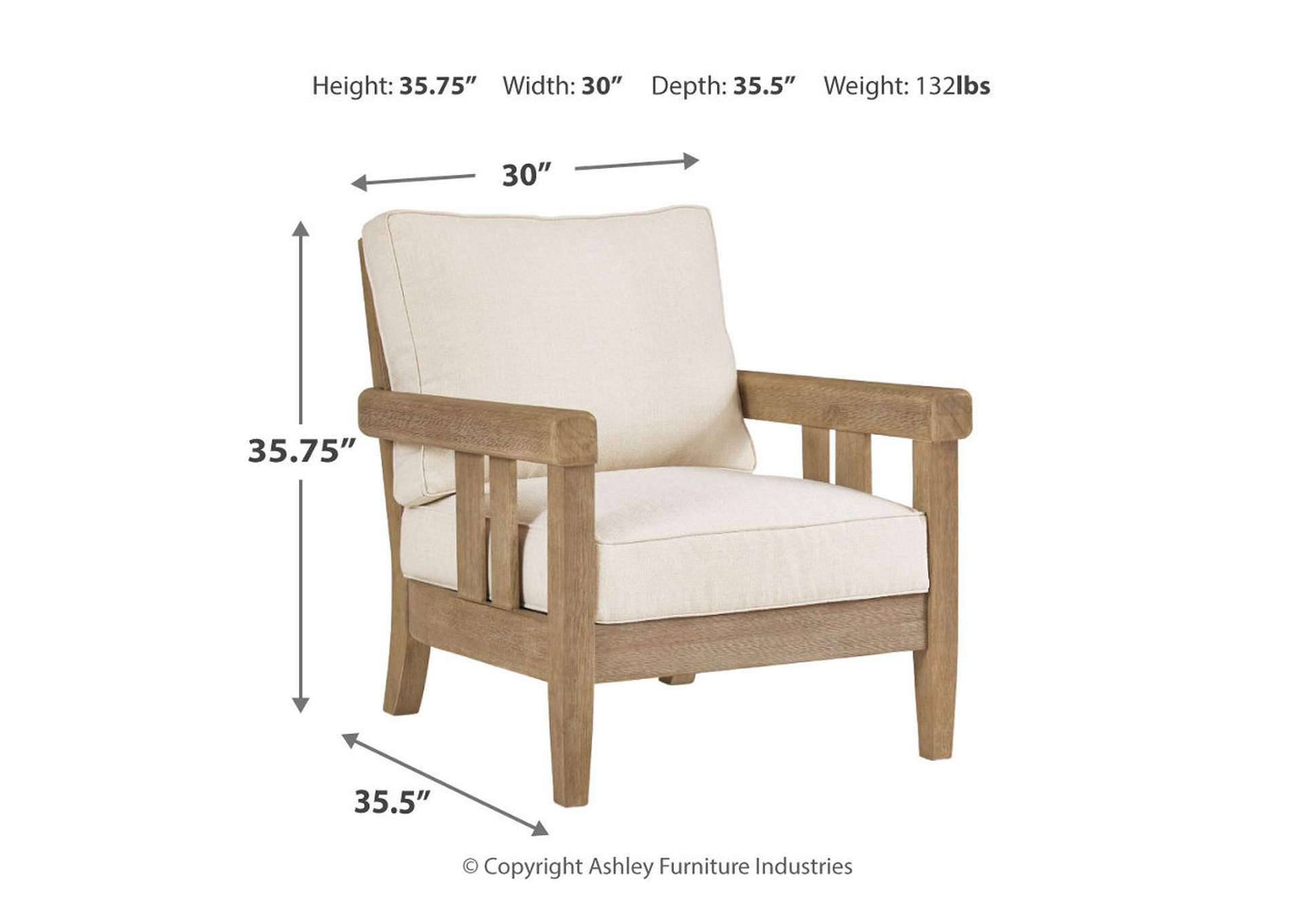 Gerianne Lounge Chair with Cushion,Outdoor By Ashley