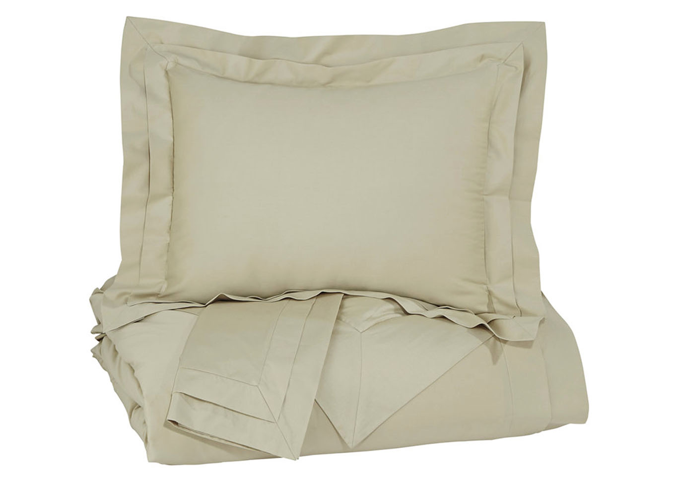 Chamness Sand Queen Duvet Cover Set,ABF Signature Design by Ashley