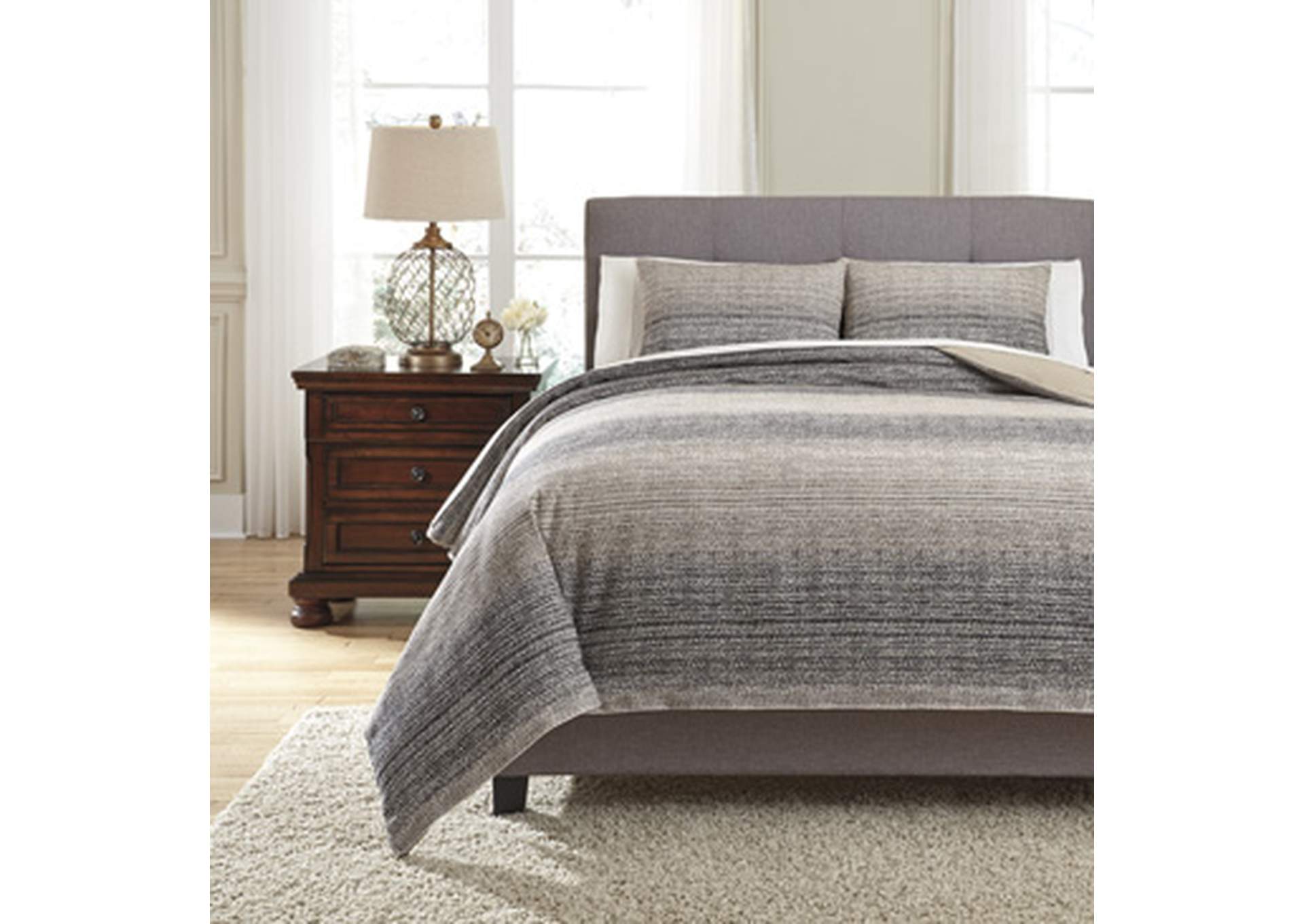 Arturo 3-Piece King Duvet Cover Set,Signature Design By Ashley