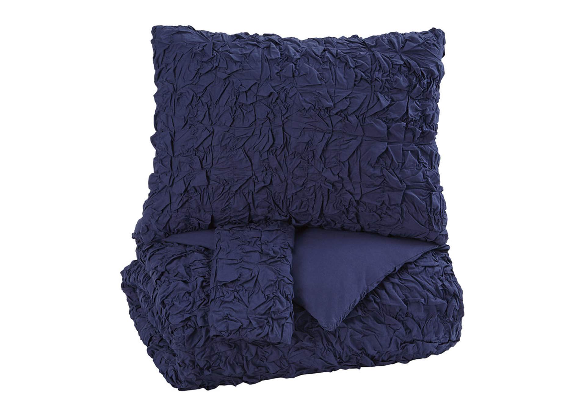 Marksville Indigo King Duvet Cover Set,ABF Signature Design by Ashley