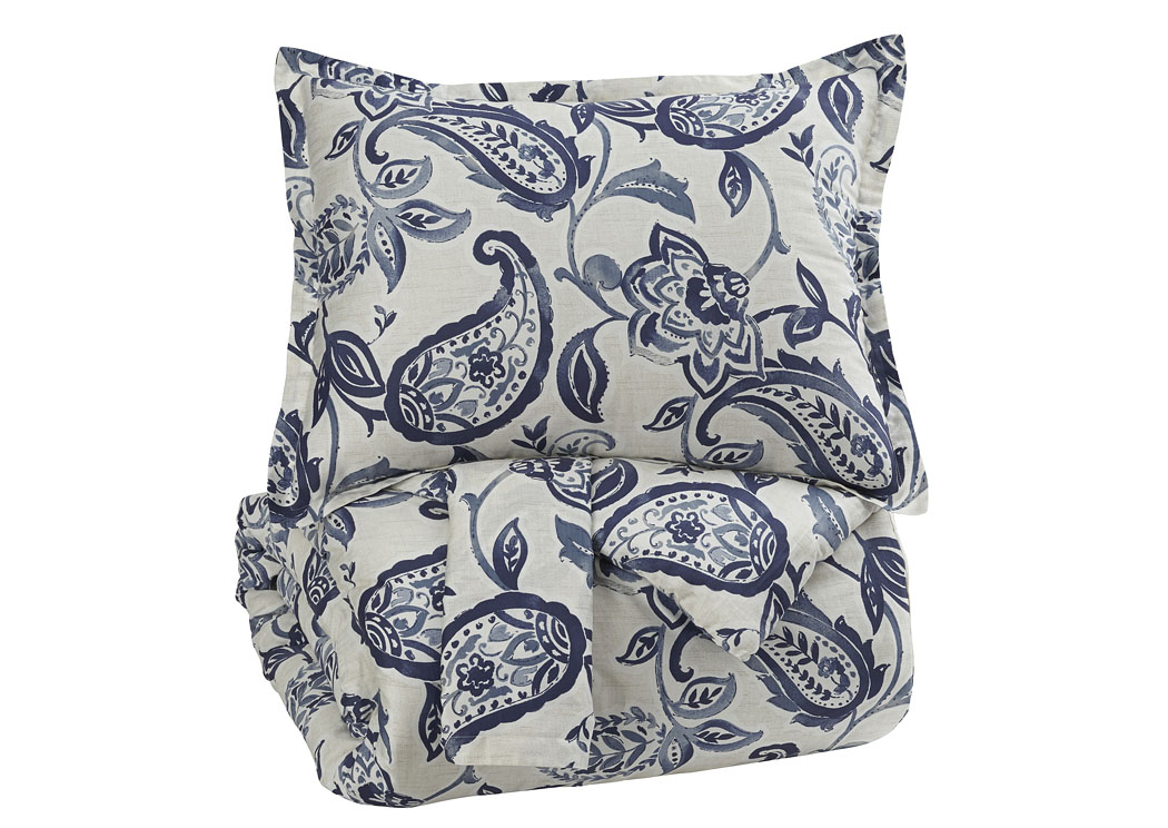 Maryland Gray/Yellow Queen Comforter Set,ABF Signature Design by Ashley