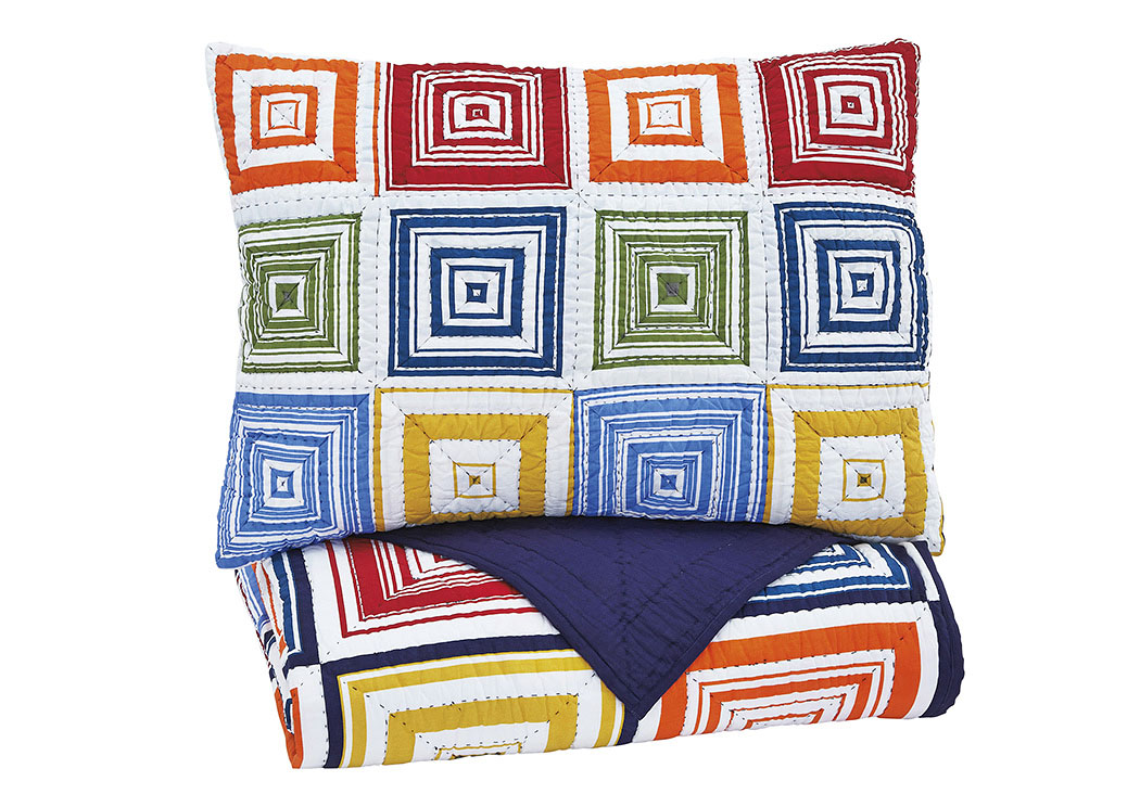 Tazzoni Multi Twin Coverlet Set,ABF Signature Design by Ashley