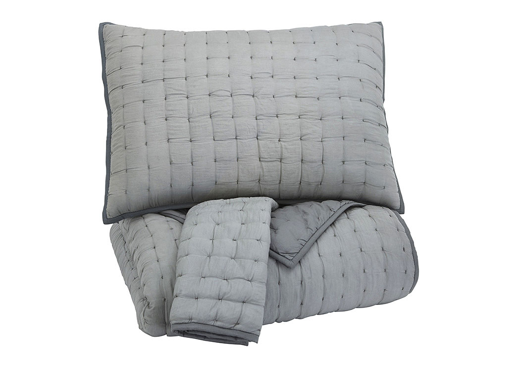 Teague Gray King Comforter Set,ABF Signature Design by Ashley