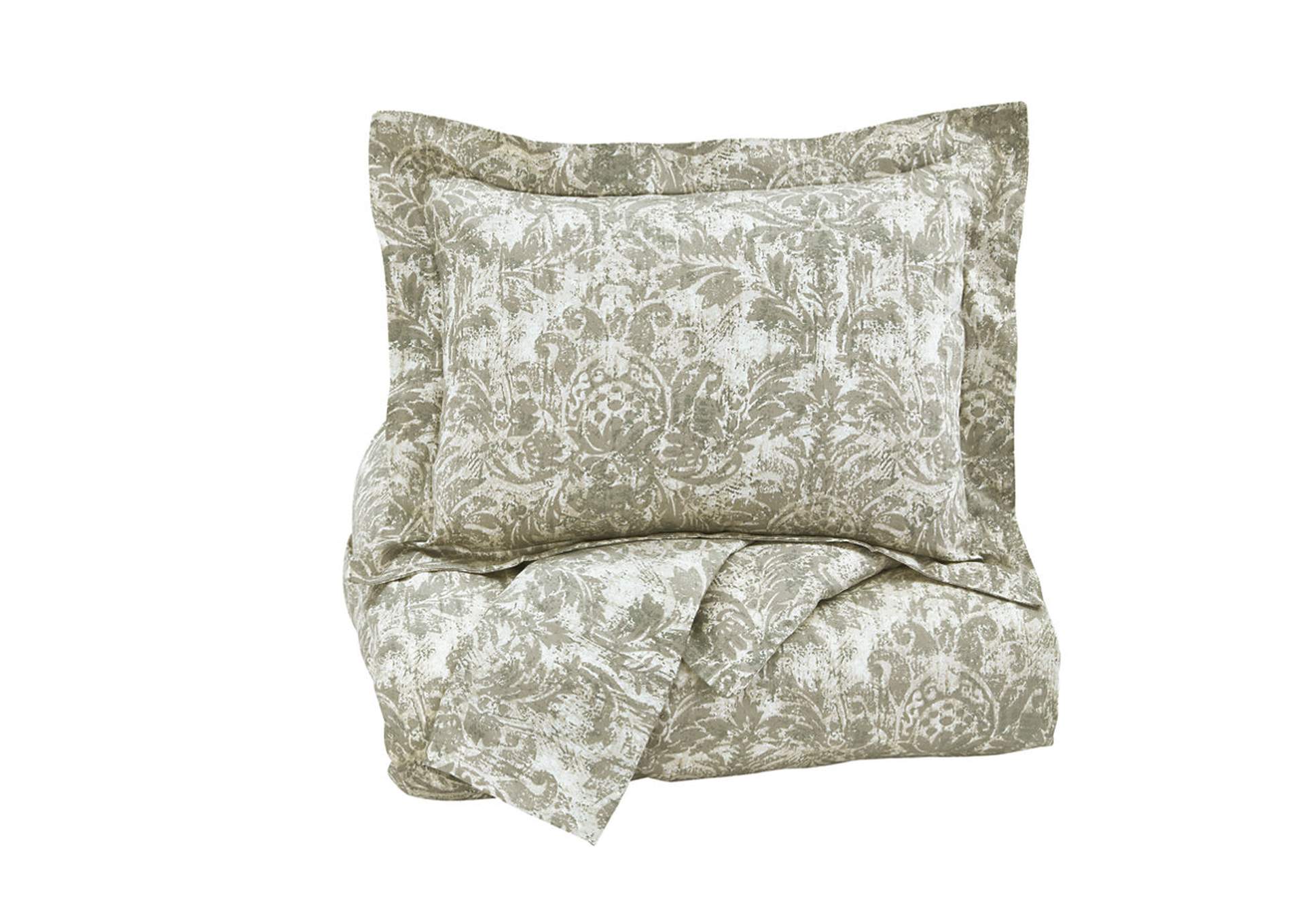 Kelby Natural King Duvet Cover Set,ABF Signature Design by Ashley