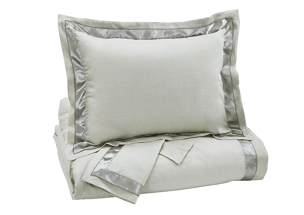 Farday Natural King Duvet Cover Set,ABF Signature Design by Ashley