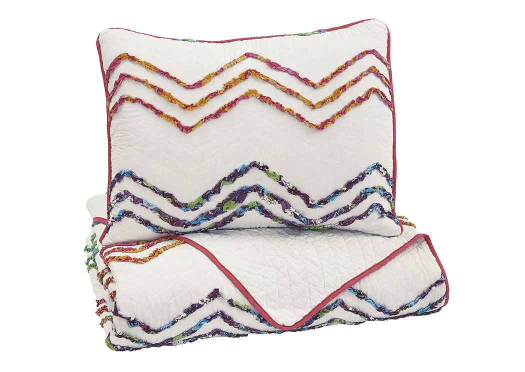 Lacentera Multi Twin Quilt Set,ABF Signature Design by Ashley