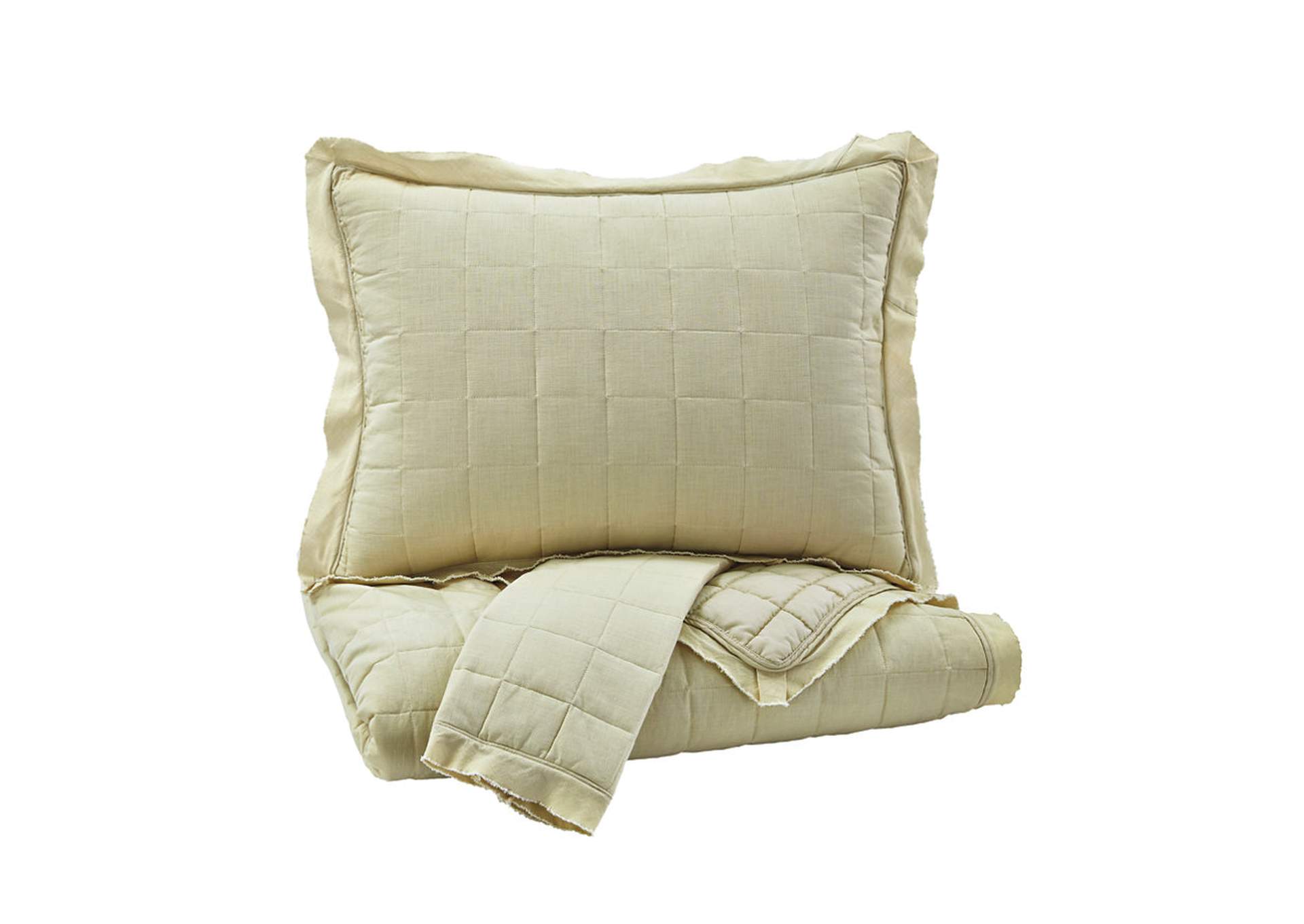 Amare Sand King Coverlet Set,ABF Signature Design by Ashley