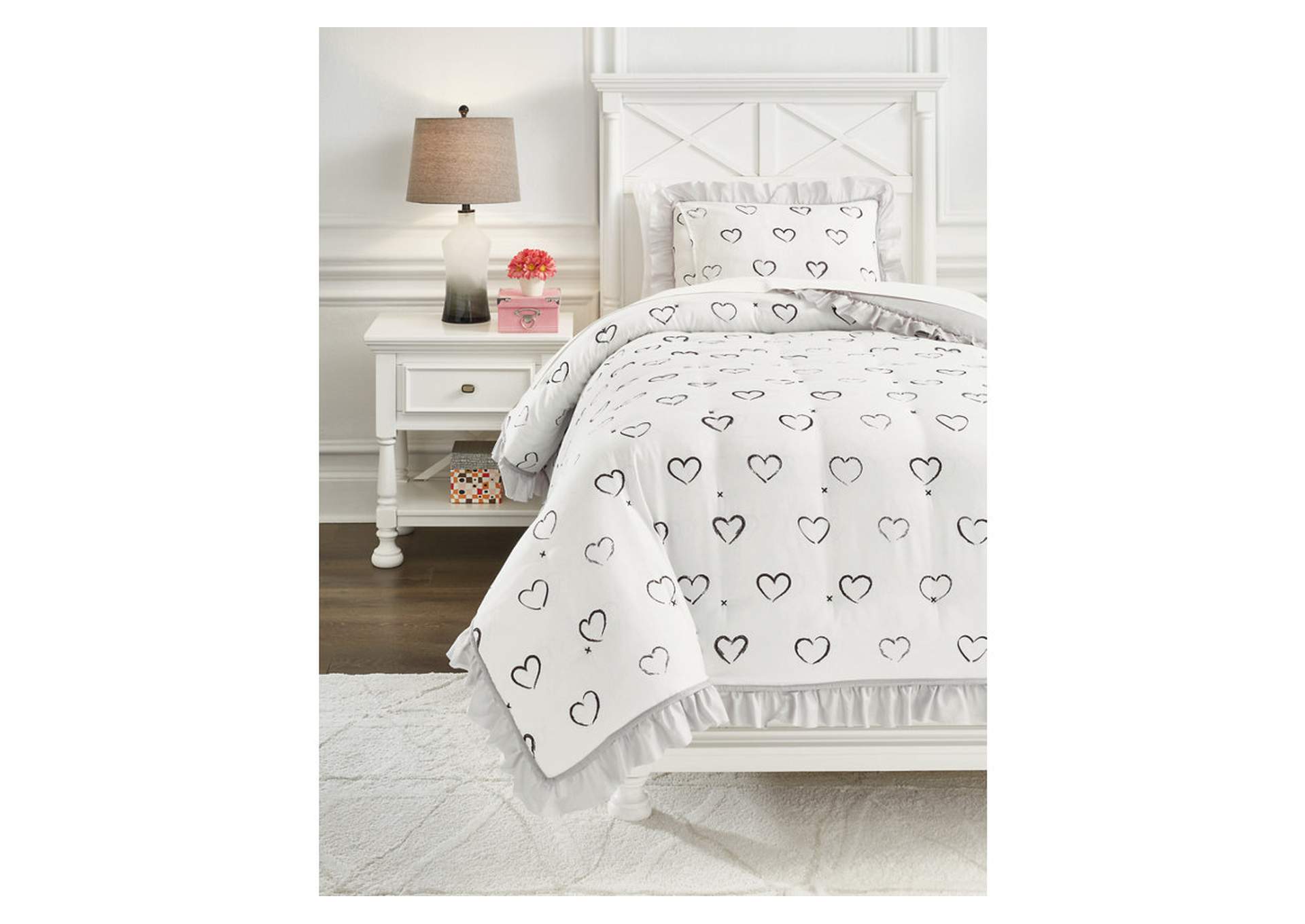 Hartlen Twin Comforter Set,Signature Design By Ashley