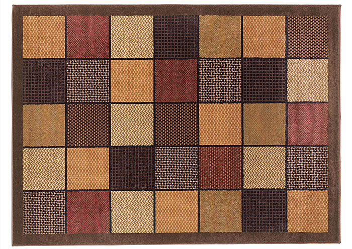 Patchwork Brown Medium Rug,ABF Signature Design by Ashley