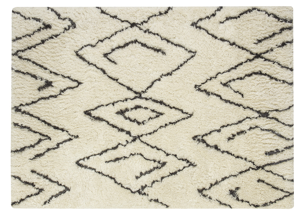 Mevalyn White/Black Medium Rug,ABF Signature Design by Ashley