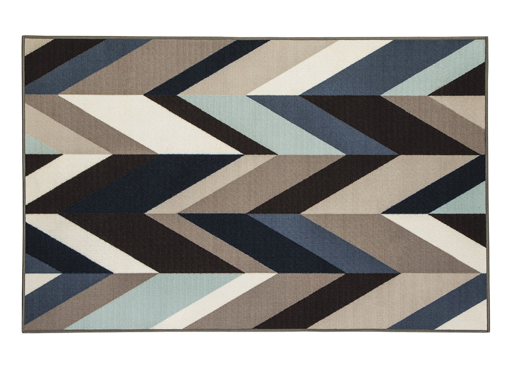 Keelia Blue/Brown/Gray Rug,ABF Signature Design by Ashley