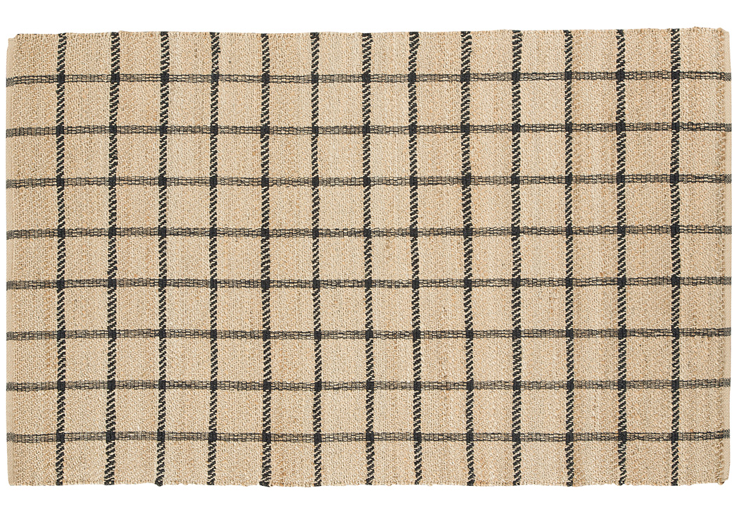 Agoura Hills Natural/Charcoal Large Rug,ABF Signature Design by Ashley