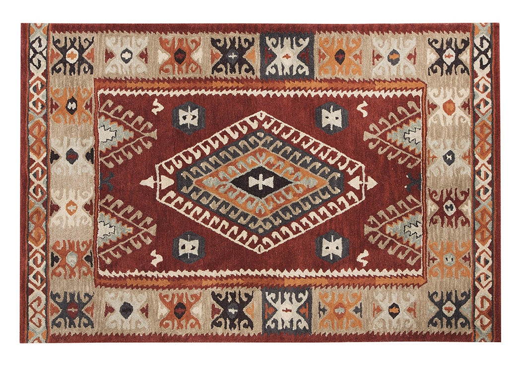 Oisin Brick Large Rug,ABF Signature Design by Ashley