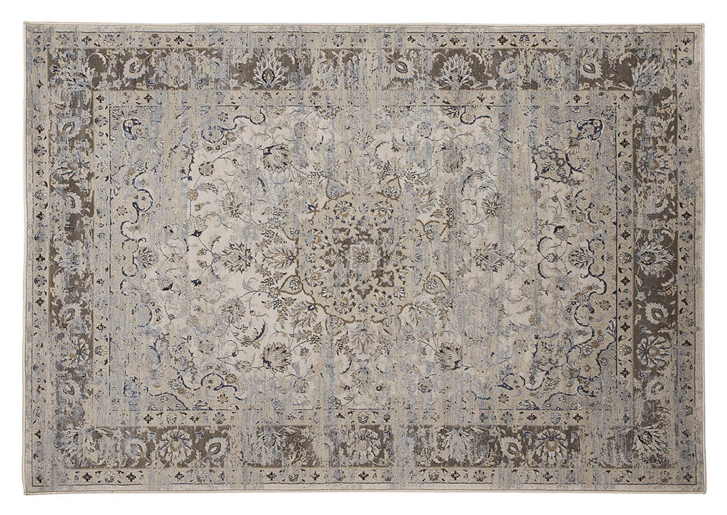 Kyan Blue/Ivory Medium Rug,ABF Signature Design by Ashley
