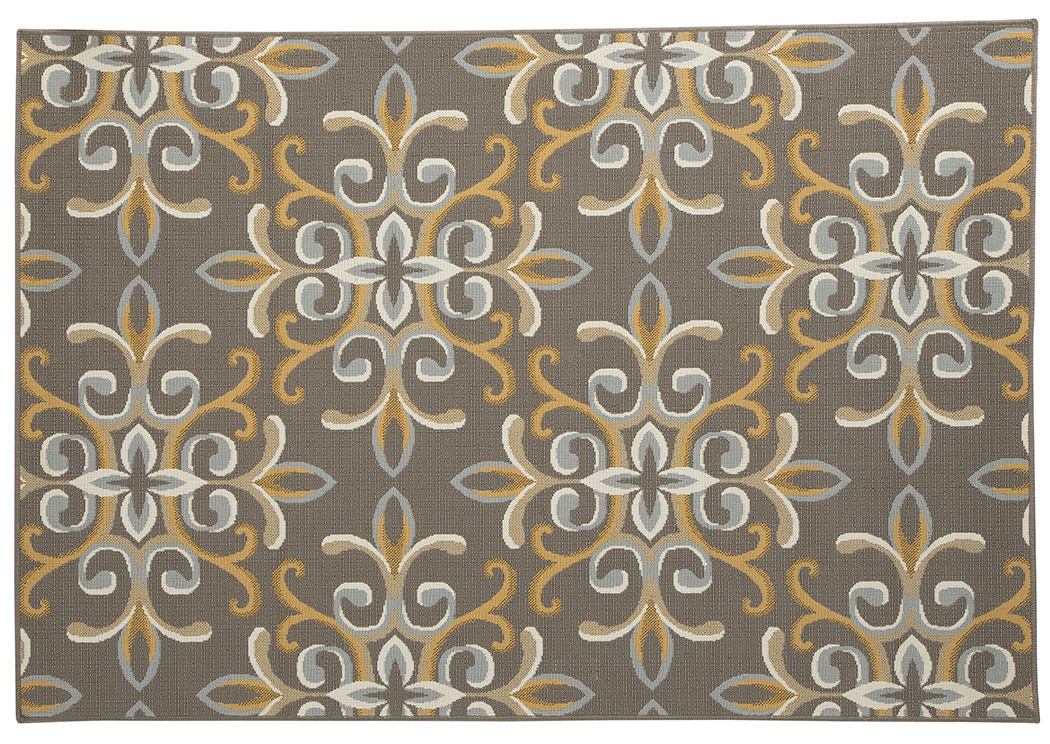 Savery Brown/Gold Medium Rug,ABF Signature Design by Ashley