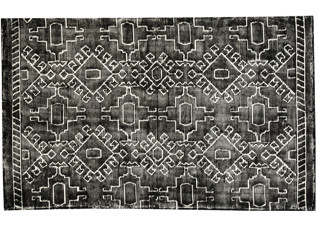 Edmond Black/White Large Rug,ABF Signature Design by Ashley