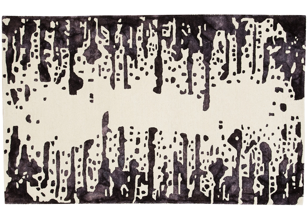 Indiana White/Purple Large Rug,ABF Signature Design by Ashley