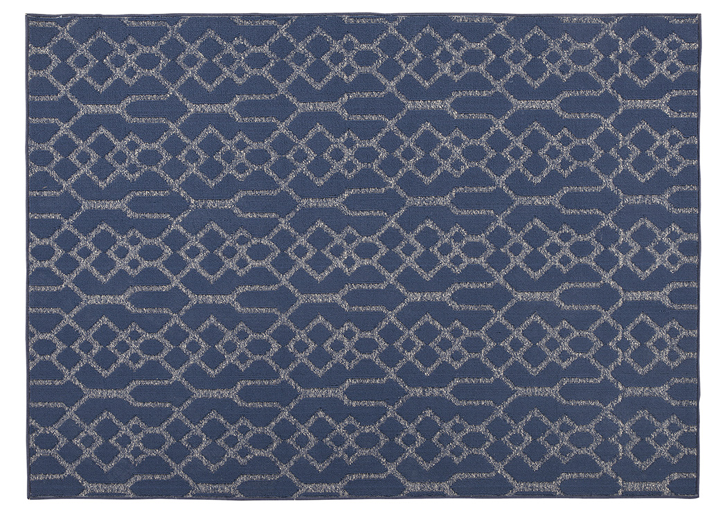 Coulee Blue Large Rug,ABF Signature Design by Ashley