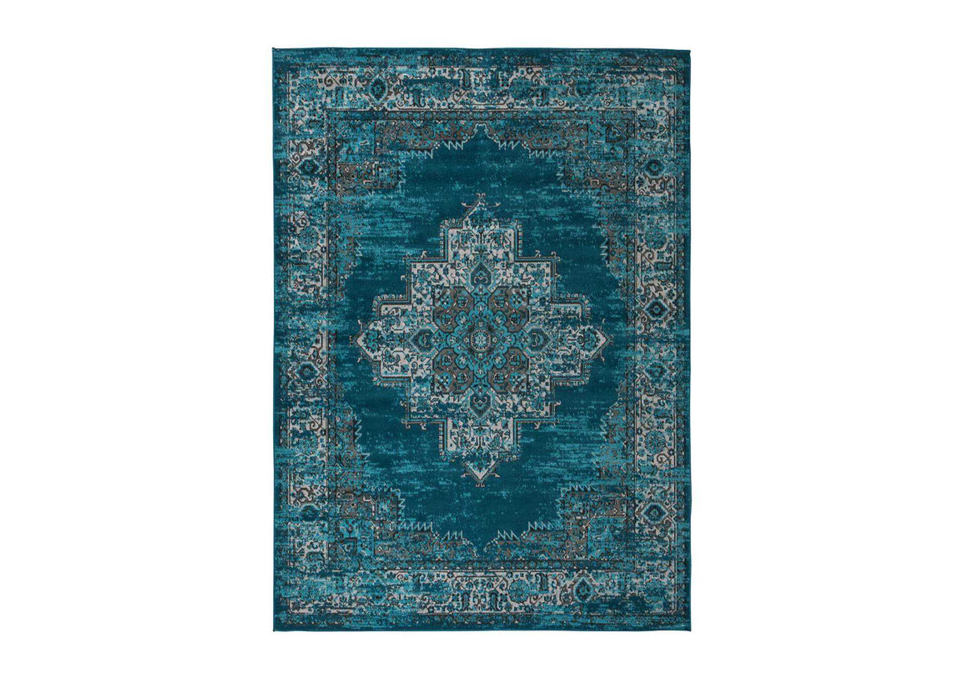 Moore Blue/Teal Large Rug,ABF Signature Design by Ashley