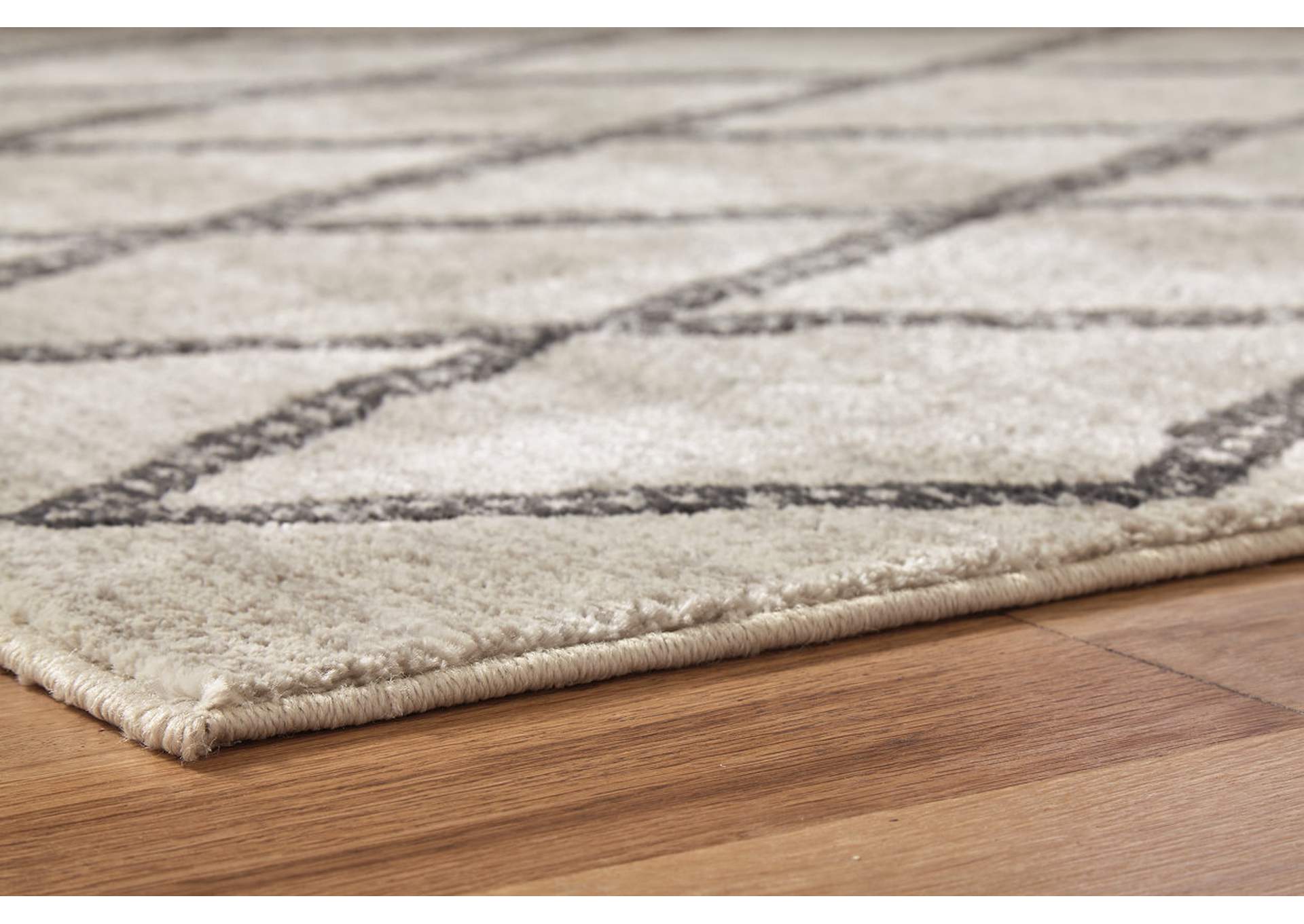 Jarmo Gray/Taupe Large Rug,Direct To Consumer Express
