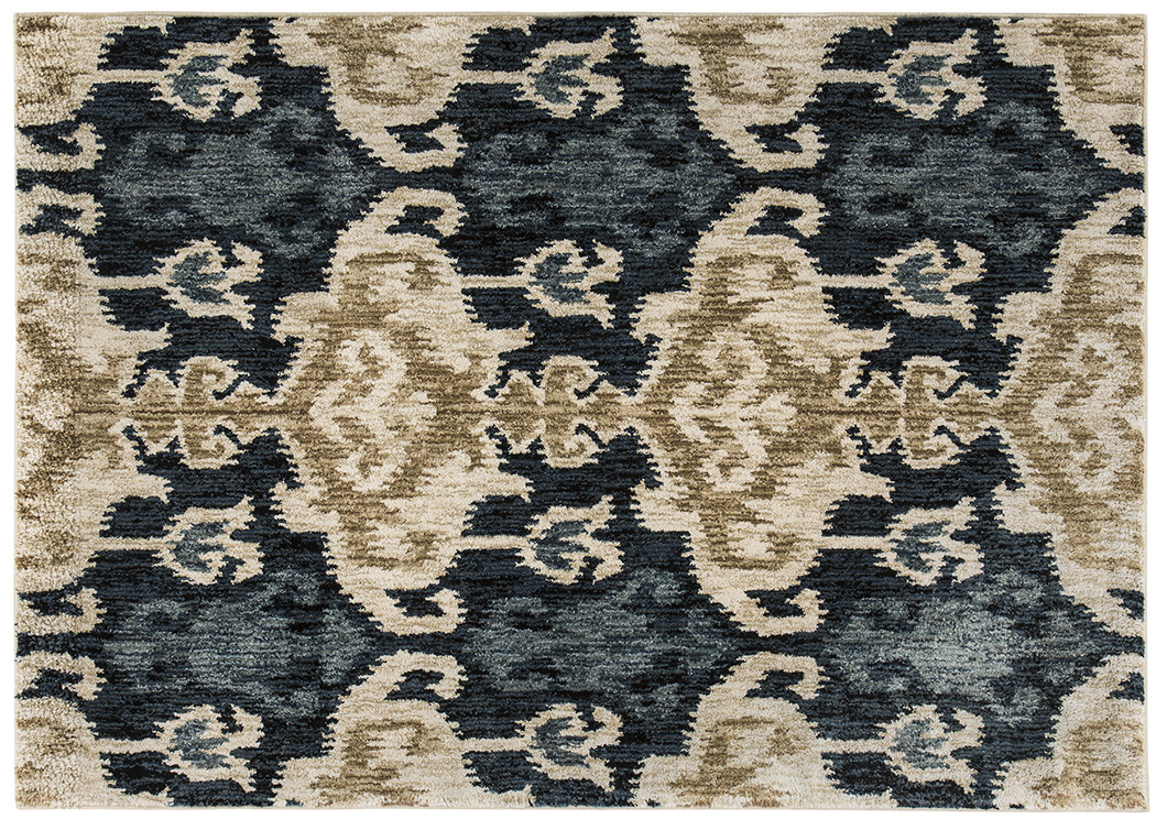 Saville Blue/Brown Large Rug,ABF Signature Design by Ashley