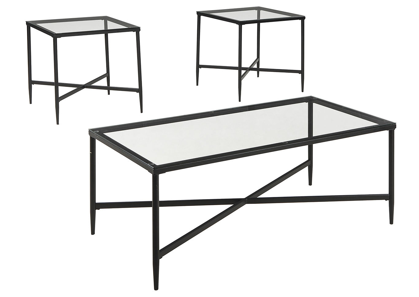 Augeron Black Occasional Table Set,ABF Signature Design by Ashley